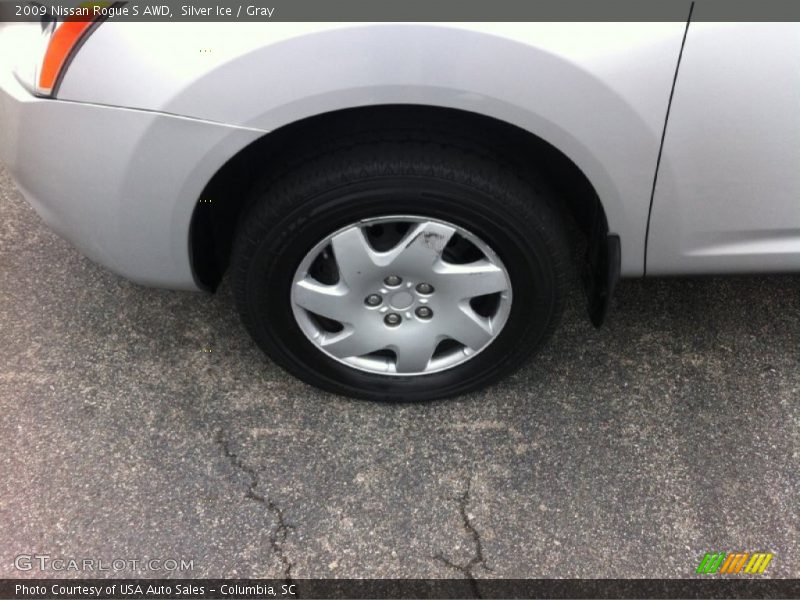 Silver Ice / Gray 2009 Nissan Rogue S AWD
