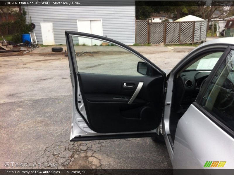 Silver Ice / Gray 2009 Nissan Rogue S AWD