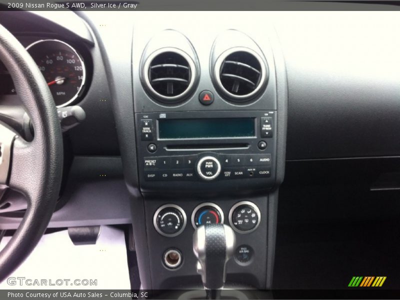 Silver Ice / Gray 2009 Nissan Rogue S AWD