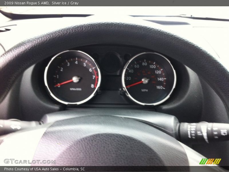 Silver Ice / Gray 2009 Nissan Rogue S AWD