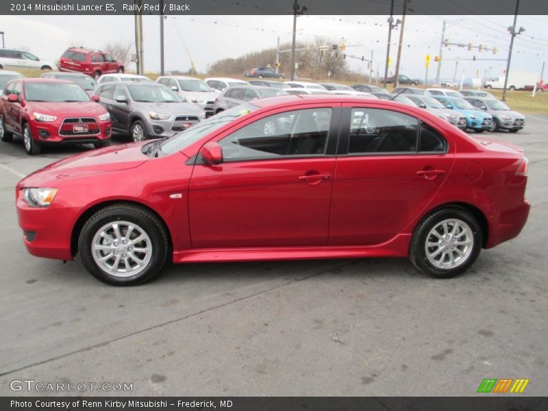  2014 Lancer ES Rally Red