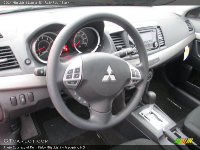 Rally Red / Black 2014 Mitsubishi Lancer ES