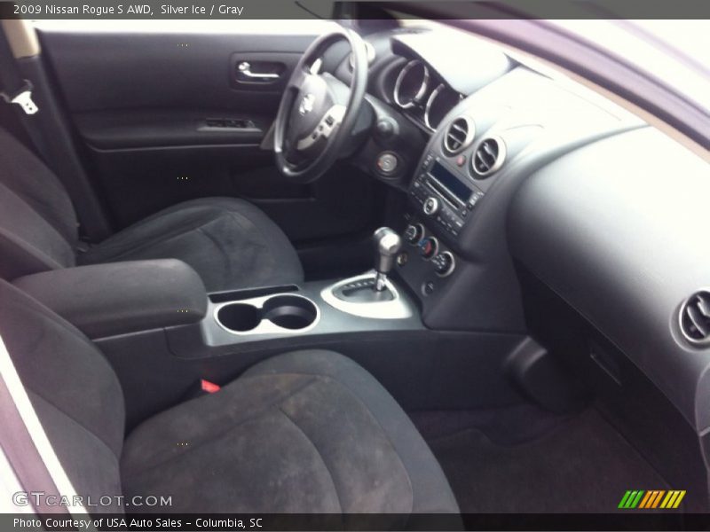 Silver Ice / Gray 2009 Nissan Rogue S AWD