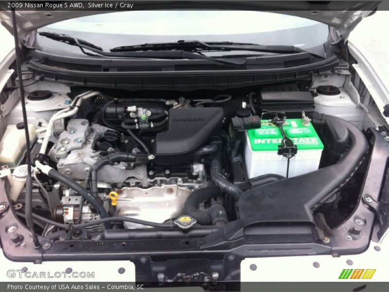 Silver Ice / Gray 2009 Nissan Rogue S AWD