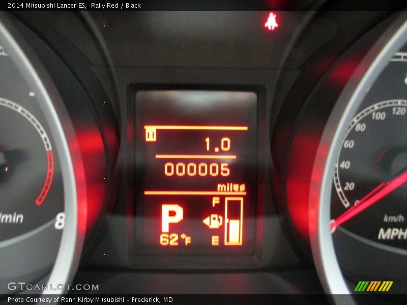 Rally Red / Black 2014 Mitsubishi Lancer ES
