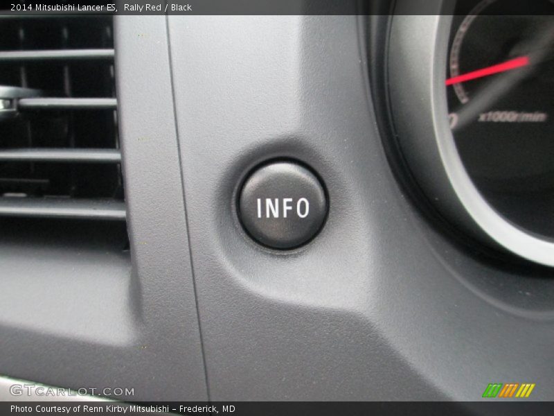 Rally Red / Black 2014 Mitsubishi Lancer ES