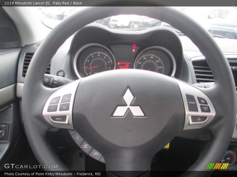 Rally Red / Black 2014 Mitsubishi Lancer ES