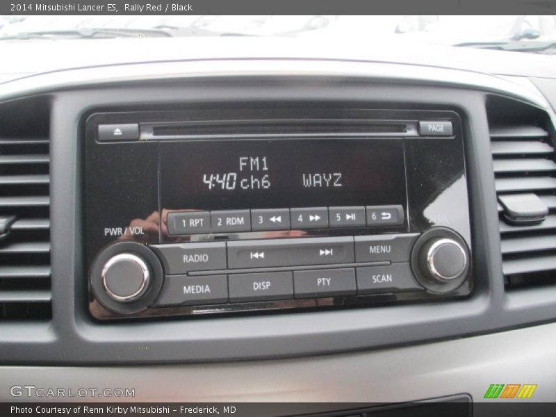Rally Red / Black 2014 Mitsubishi Lancer ES