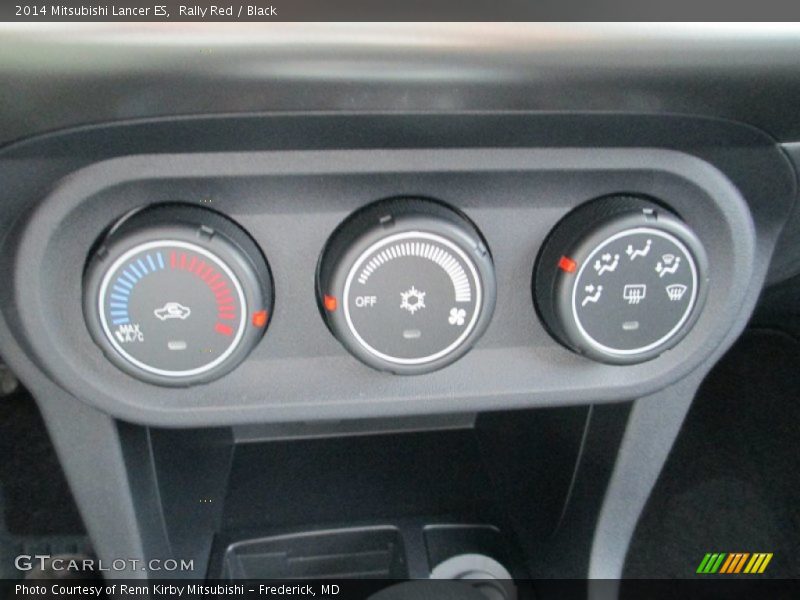 Rally Red / Black 2014 Mitsubishi Lancer ES