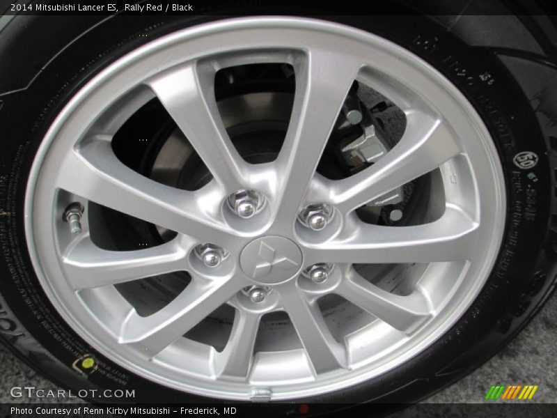 Rally Red / Black 2014 Mitsubishi Lancer ES