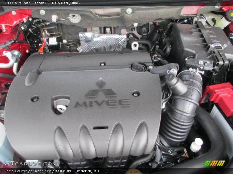 Rally Red / Black 2014 Mitsubishi Lancer ES