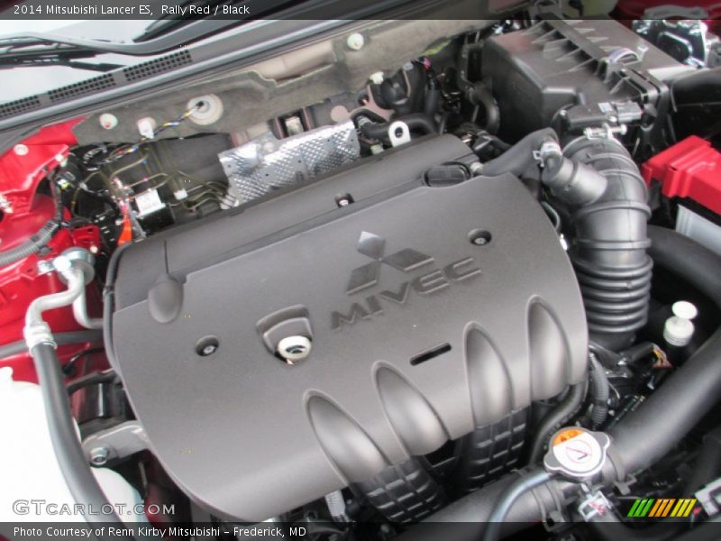 Rally Red / Black 2014 Mitsubishi Lancer ES