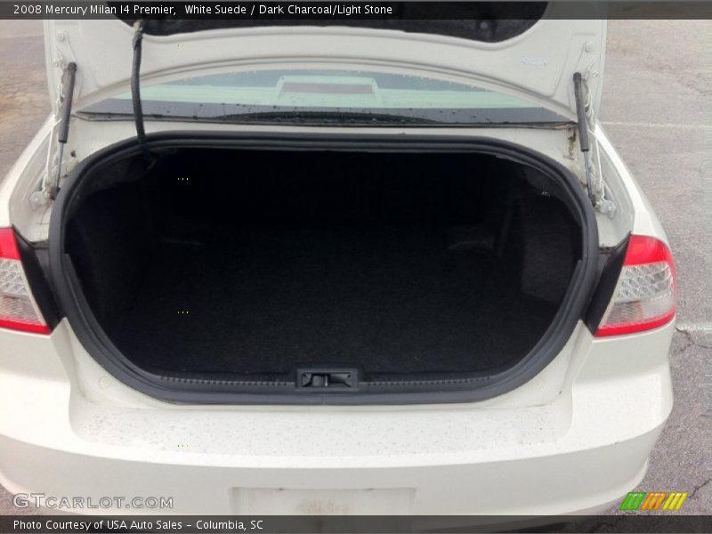 White Suede / Dark Charcoal/Light Stone 2008 Mercury Milan I4 Premier