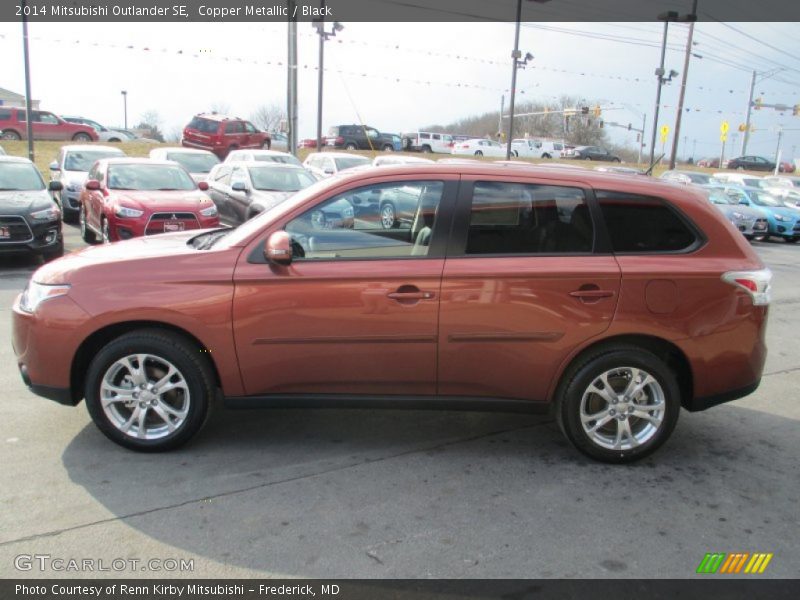 Copper Metallic / Black 2014 Mitsubishi Outlander SE