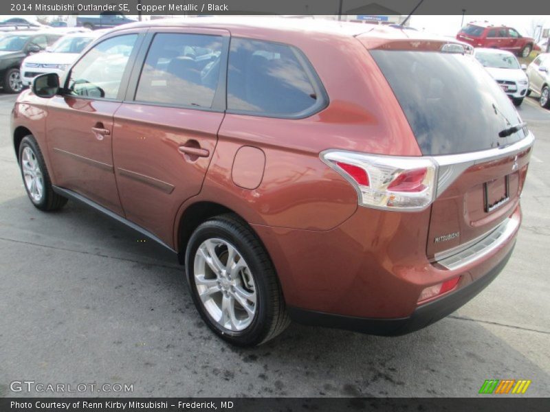 Copper Metallic / Black 2014 Mitsubishi Outlander SE