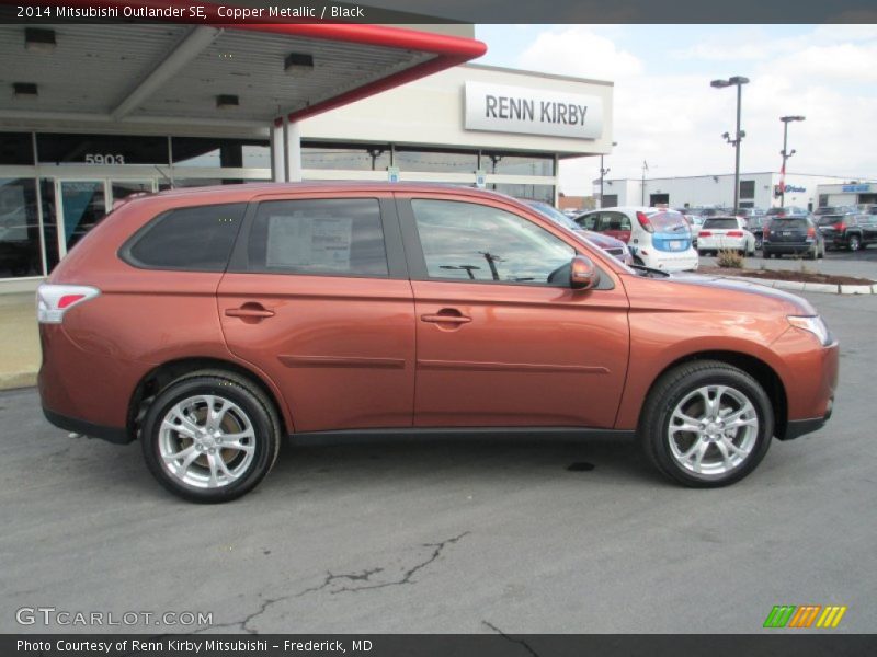 Copper Metallic / Black 2014 Mitsubishi Outlander SE