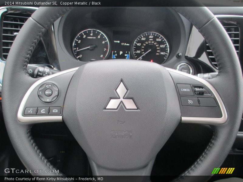 Copper Metallic / Black 2014 Mitsubishi Outlander SE