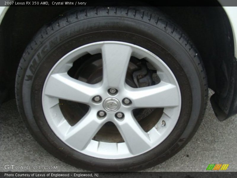 Crystal White / Ivory 2007 Lexus RX 350 AWD