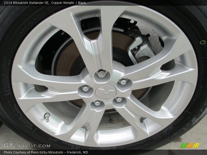Copper Metallic / Black 2014 Mitsubishi Outlander SE