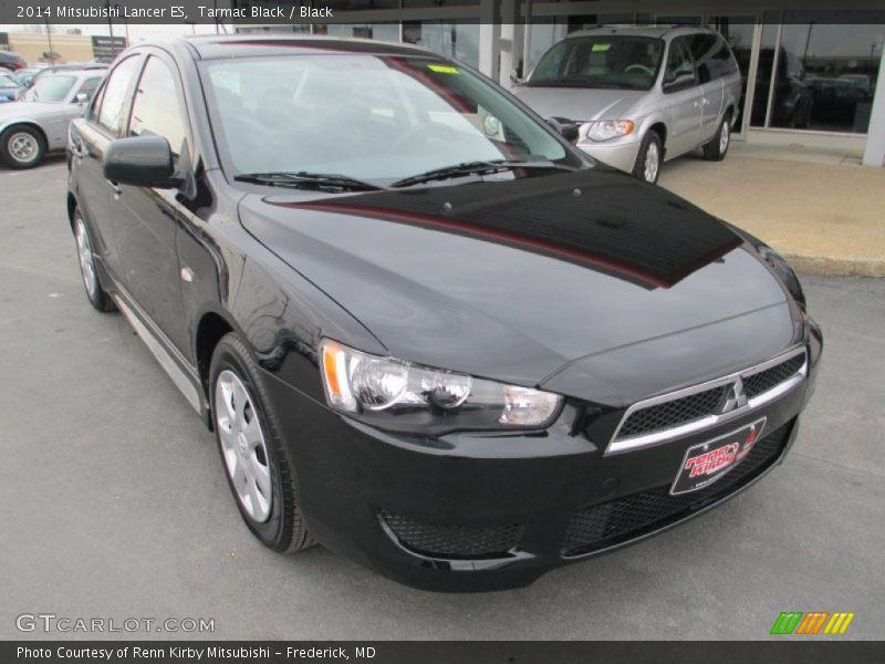 Tarmac Black / Black 2014 Mitsubishi Lancer ES