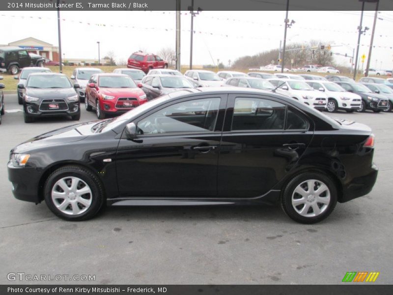 Tarmac Black / Black 2014 Mitsubishi Lancer ES