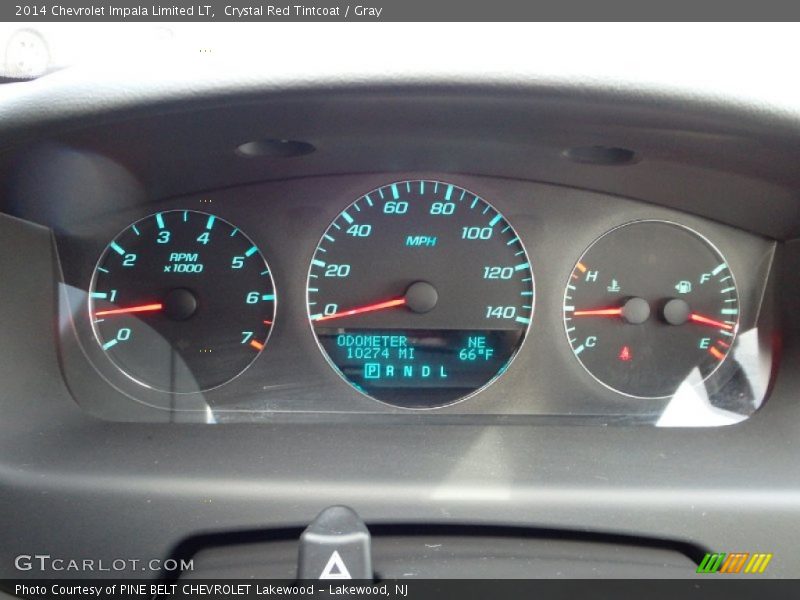 Crystal Red Tintcoat / Gray 2014 Chevrolet Impala Limited LT