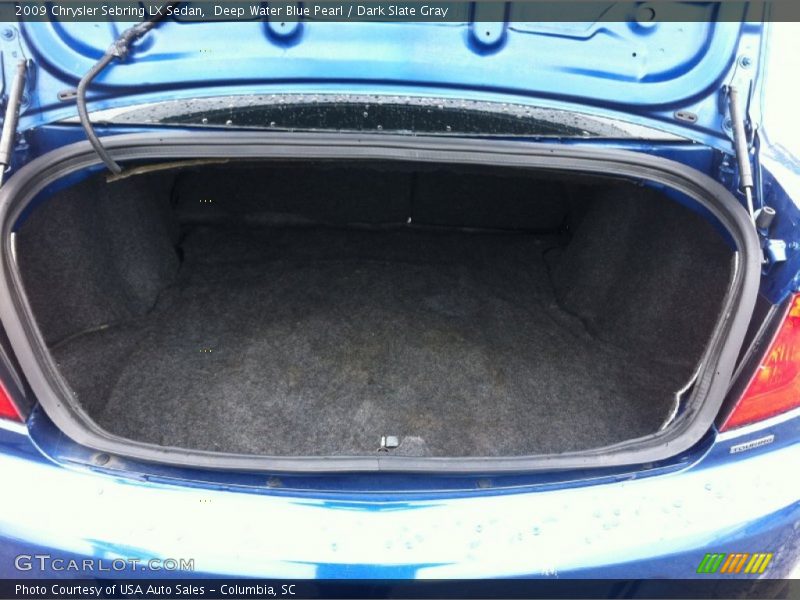 Deep Water Blue Pearl / Dark Slate Gray 2009 Chrysler Sebring LX Sedan