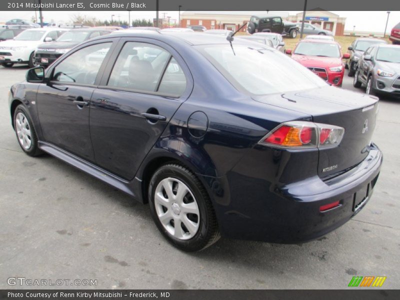 Cosmic Blue / Black 2014 Mitsubishi Lancer ES