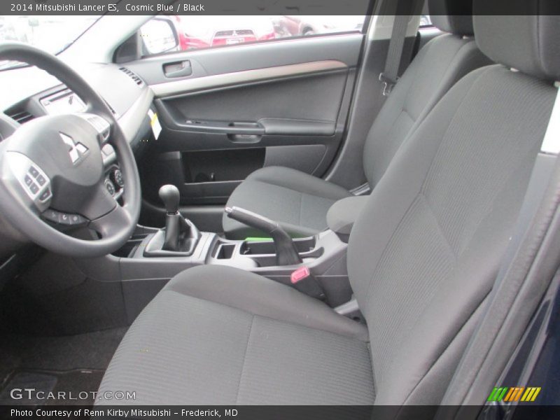 Cosmic Blue / Black 2014 Mitsubishi Lancer ES