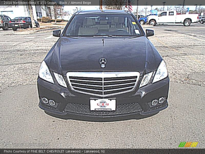 Black / Almond Beige 2010 Mercedes-Benz E 350 Sedan