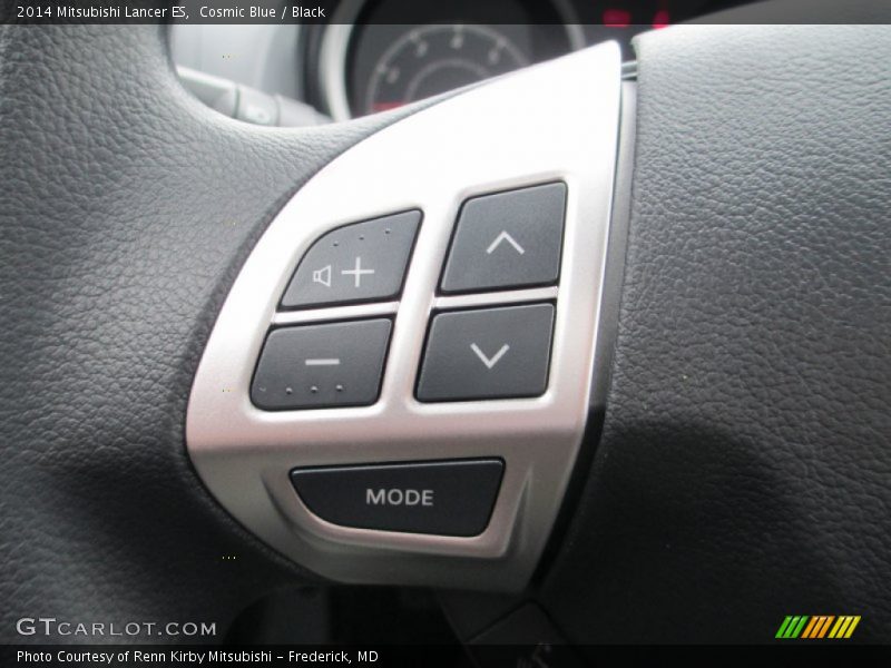Cosmic Blue / Black 2014 Mitsubishi Lancer ES