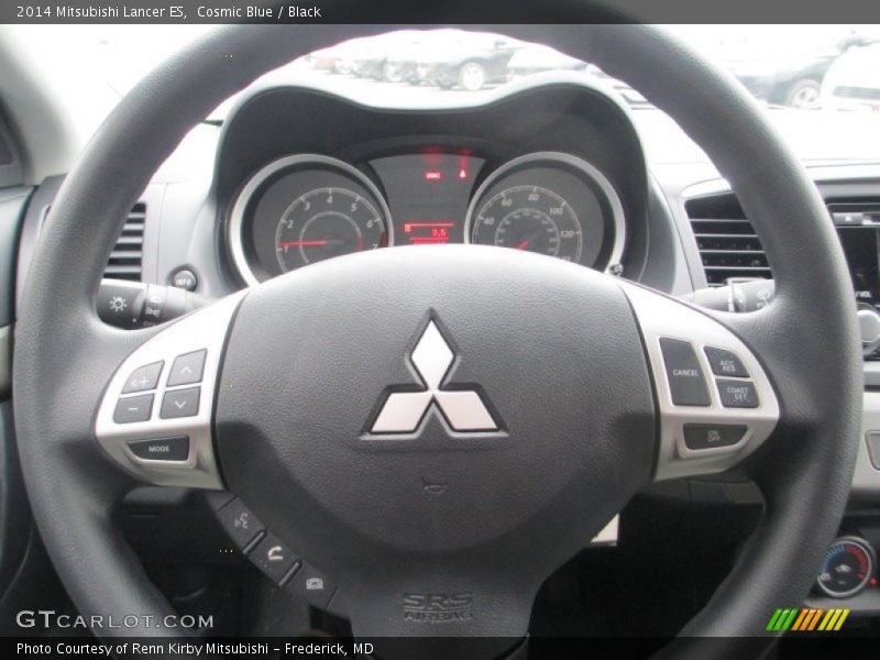 Cosmic Blue / Black 2014 Mitsubishi Lancer ES