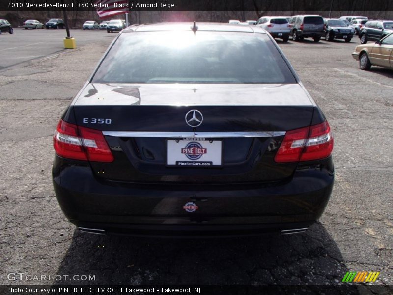 Black / Almond Beige 2010 Mercedes-Benz E 350 Sedan