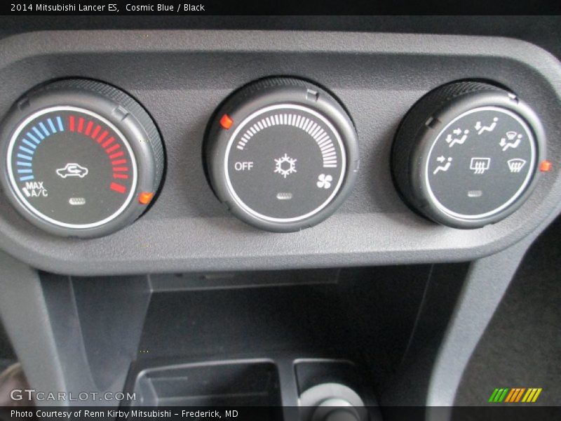 Cosmic Blue / Black 2014 Mitsubishi Lancer ES