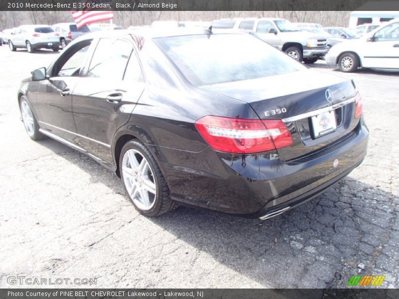 Black / Almond Beige 2010 Mercedes-Benz E 350 Sedan