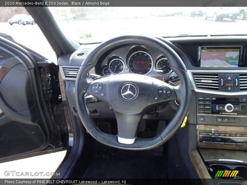 Black / Almond Beige 2010 Mercedes-Benz E 350 Sedan