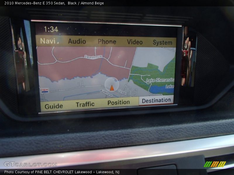 Black / Almond Beige 2010 Mercedes-Benz E 350 Sedan