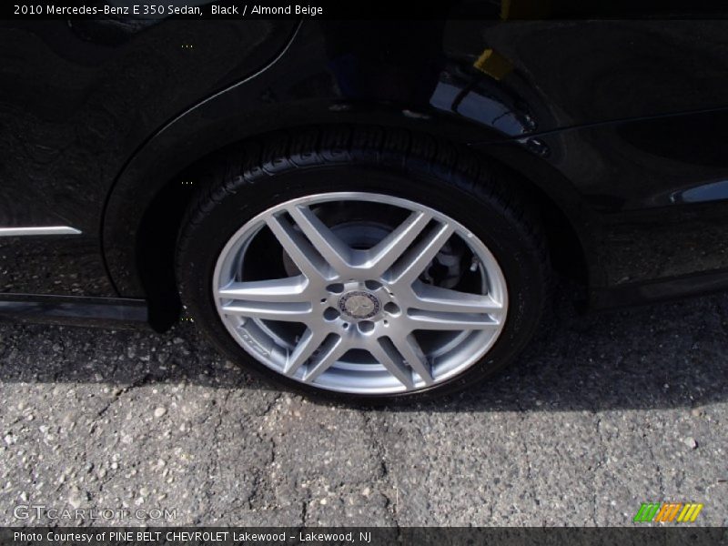 Black / Almond Beige 2010 Mercedes-Benz E 350 Sedan
