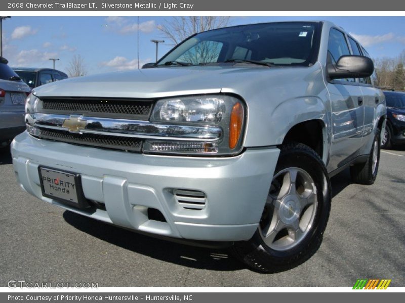 Silverstone Metallic / Light Gray 2008 Chevrolet TrailBlazer LT