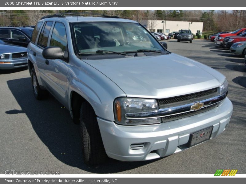 Silverstone Metallic / Light Gray 2008 Chevrolet TrailBlazer LT