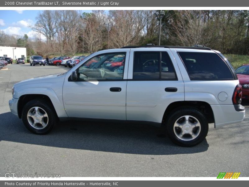Silverstone Metallic / Light Gray 2008 Chevrolet TrailBlazer LT