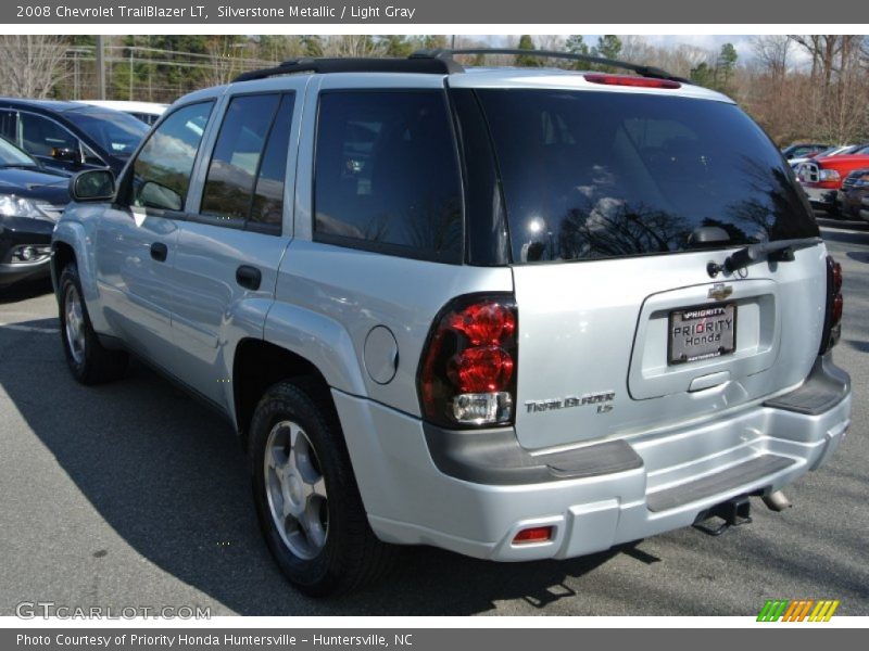 Silverstone Metallic / Light Gray 2008 Chevrolet TrailBlazer LT