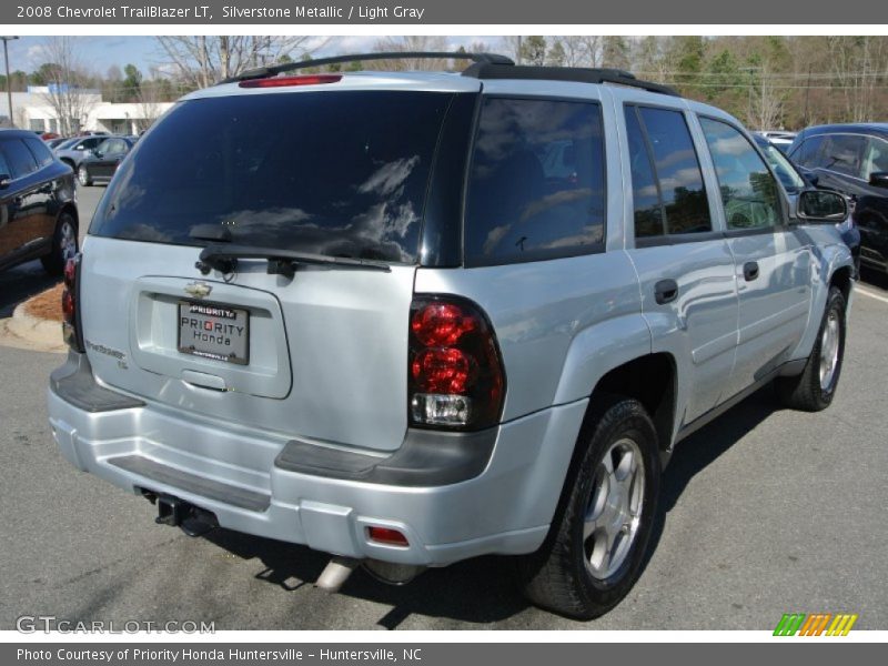 Silverstone Metallic / Light Gray 2008 Chevrolet TrailBlazer LT