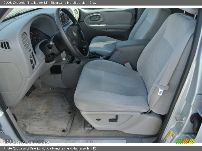 Silverstone Metallic / Light Gray 2008 Chevrolet TrailBlazer LT