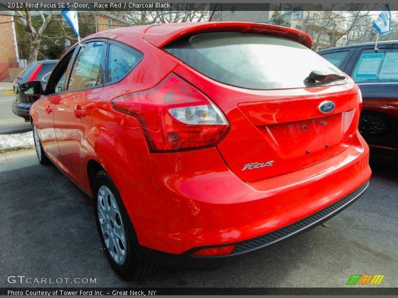 Race Red / Charcoal Black 2012 Ford Focus SE 5-Door