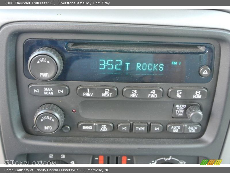 Silverstone Metallic / Light Gray 2008 Chevrolet TrailBlazer LT