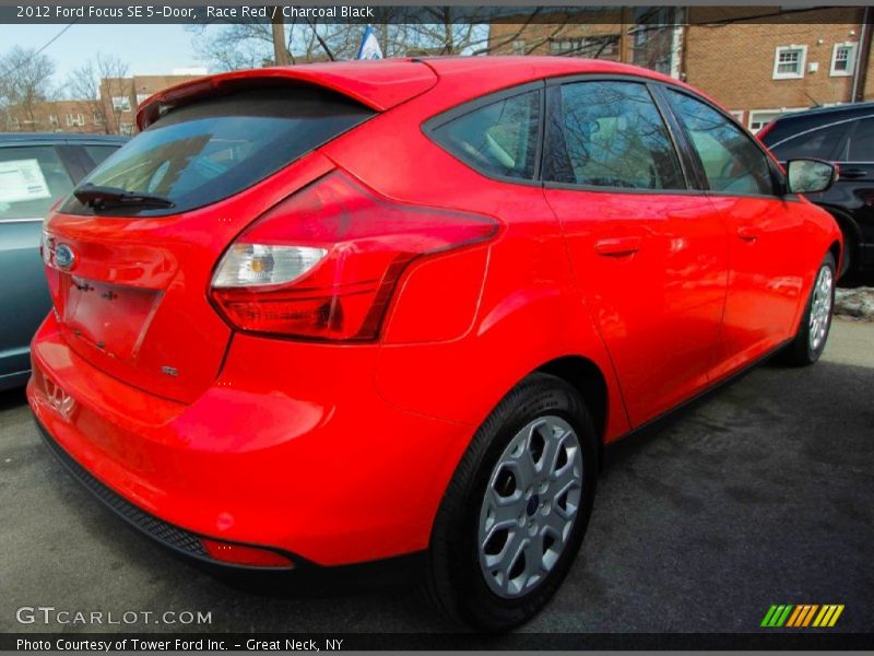Race Red / Charcoal Black 2012 Ford Focus SE 5-Door