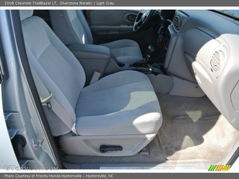 Silverstone Metallic / Light Gray 2008 Chevrolet TrailBlazer LT