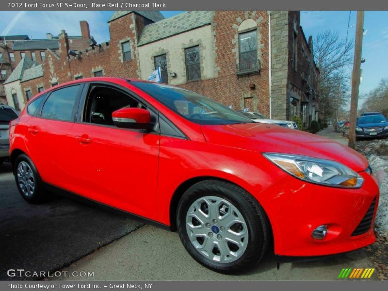 Race Red / Charcoal Black 2012 Ford Focus SE 5-Door