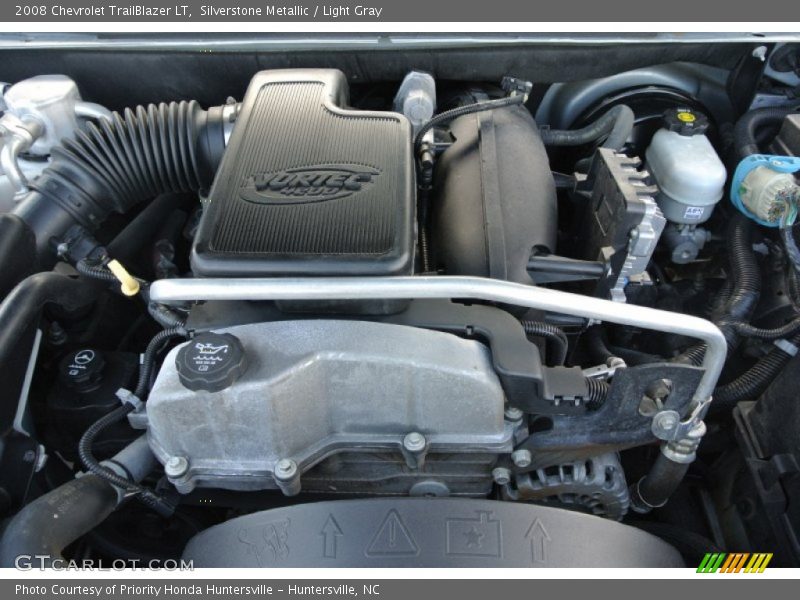 Silverstone Metallic / Light Gray 2008 Chevrolet TrailBlazer LT